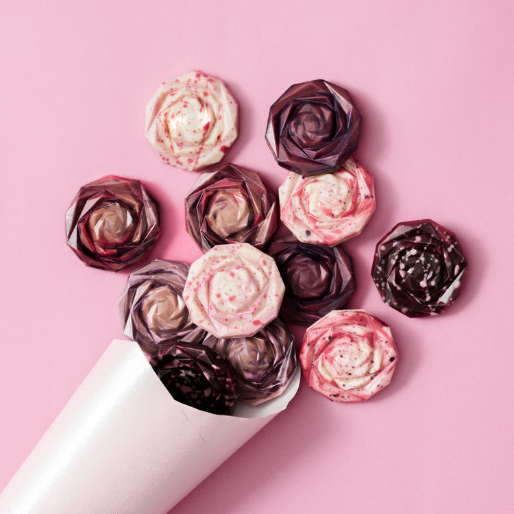 Half A Dozen Chocolate Roses