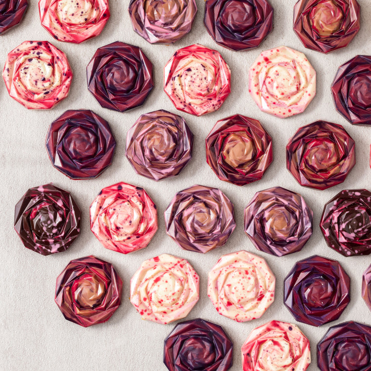 A Dozen Chocolate Roses