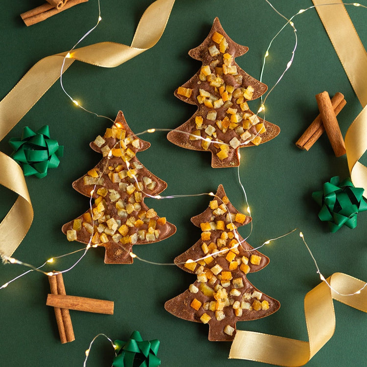 Orange Festive Feast Chocolate Tree
