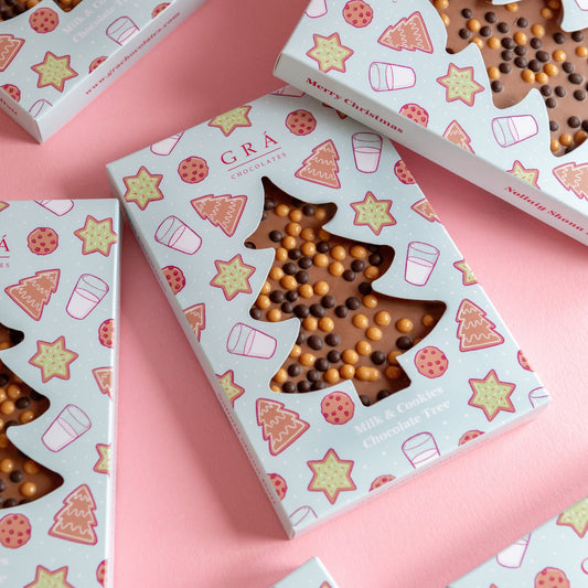 Milk and Cookies Chocolate Tree