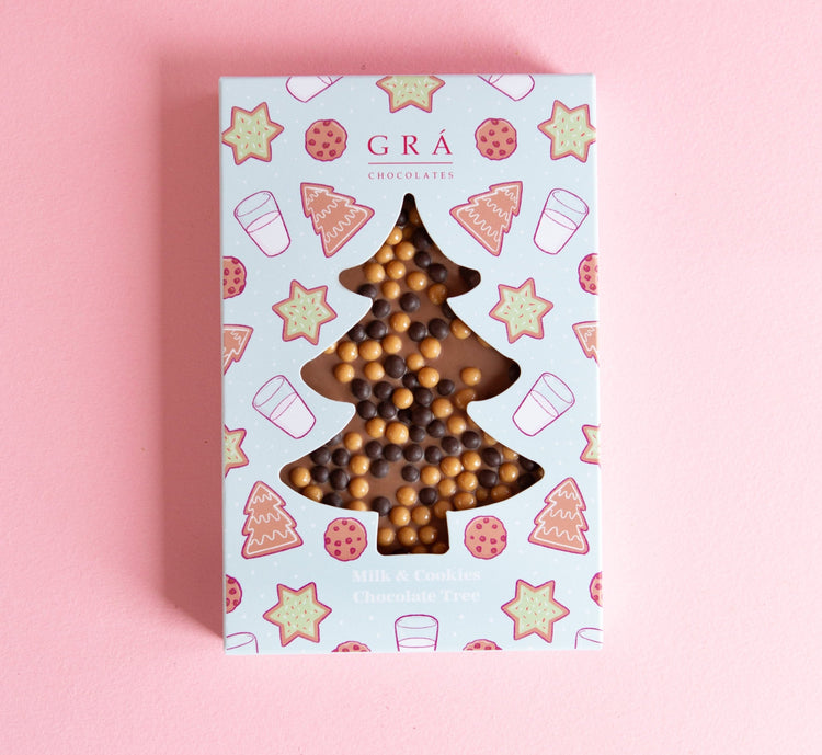 Milk and Cookies Chocolate Tree