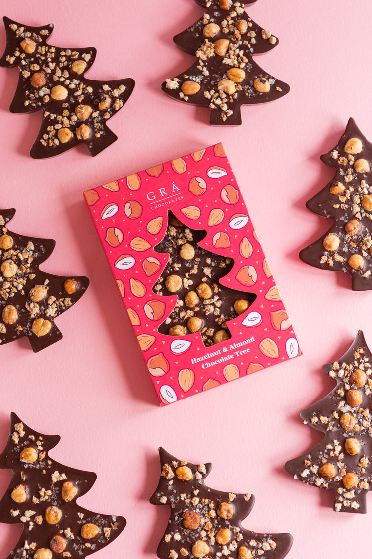 Hazelnut and Almond Chocolate Tree