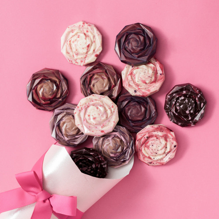 Half A Dozen Chocolate Roses