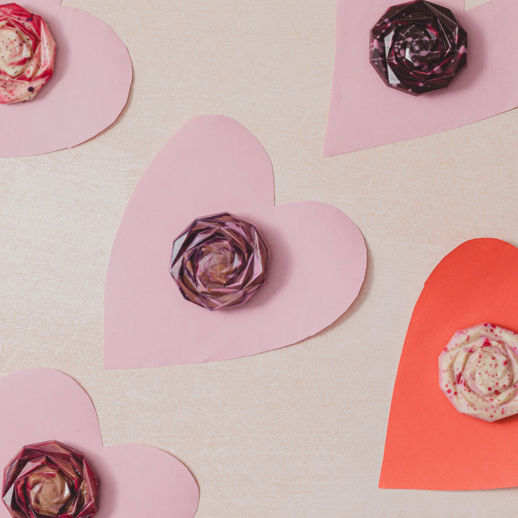 A Dozen Chocolate Roses