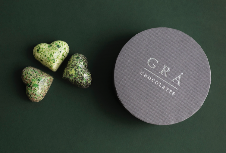 Pot of Chocolate Shamrocks