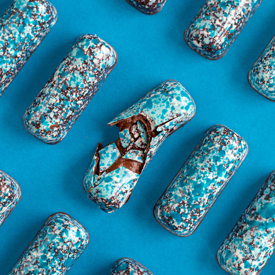 Salted Caramel, Achill Island Sea Salt, irish Chocolate, Irish gift, Chocolate Box, Blue Chocolate