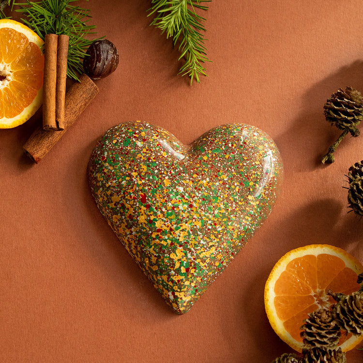 Mince Pie Chocolate Heart